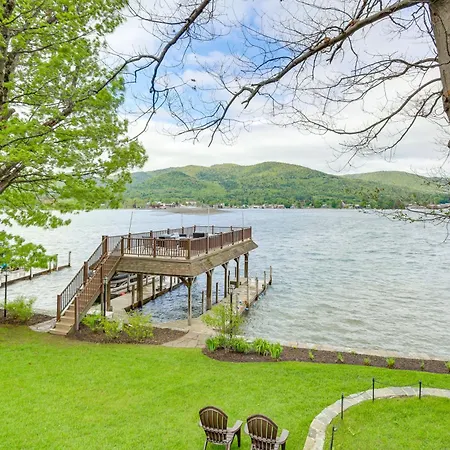 1 Mi To Village Waterfront Oasis In Lake George!